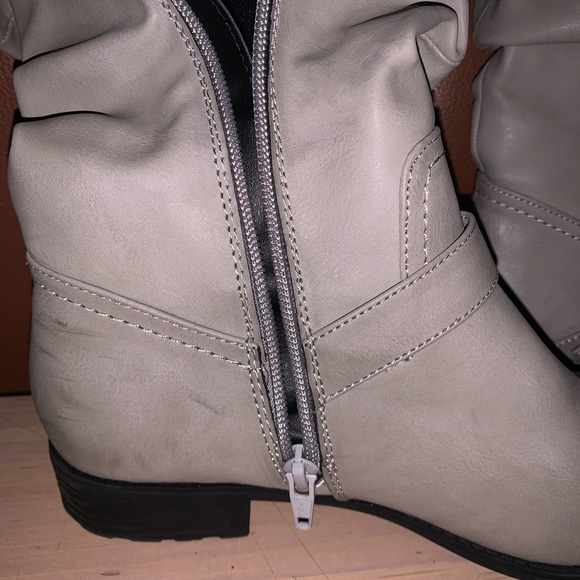 Route 66 Knee High Boots Light Gray sz 8M - Picture 3 of 14